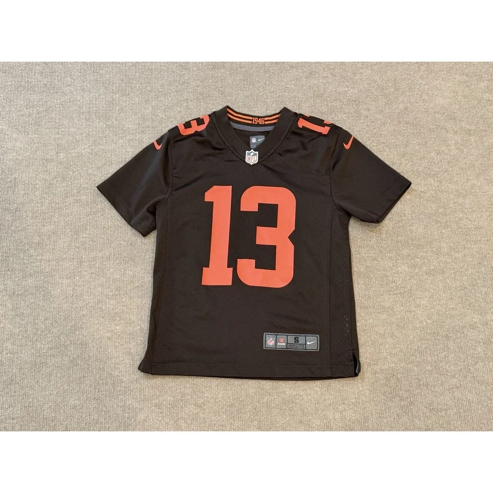 Size Youth Small - Odell Beckham Jr #13 Cleveland Browns Nike Football Jersey